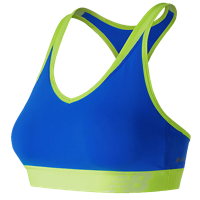 New Balance Pace Bra - Women's - Blue / Light Green