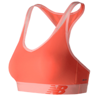 New Balance Pace Bra - Women's - Orange / Orange