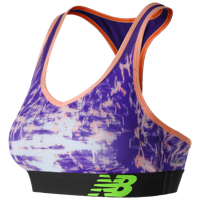 New Balance Pace Bra - Women's - Purple / Orange