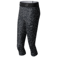 New Balance Accelerate Capris - Women's - Black / Grey