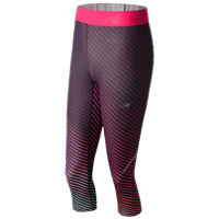 New Balance Accelerate Capris - Women's - Black / Pink