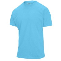 Gildan Team 50/50 Dry-Blend T-Shirt - Boys' Grade School - Light Blue / Light Blue