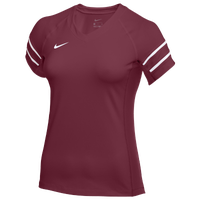 Nike Team Stock Club Ace Jersey S/S - Girls' Grade School - Maroon